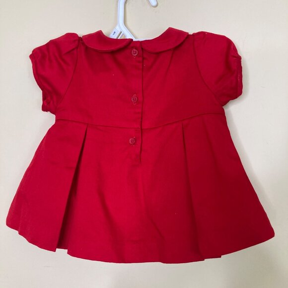 Janie and Jack Dress Girls 12 to 18 Months New Red Plaid Bows Holiday Two Piece - Picture 2 of 9